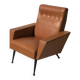 Brown vintage armchair