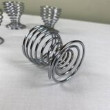 Designer spring egg cups