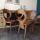 Série de 4 chaises bistrot Baumann mouette