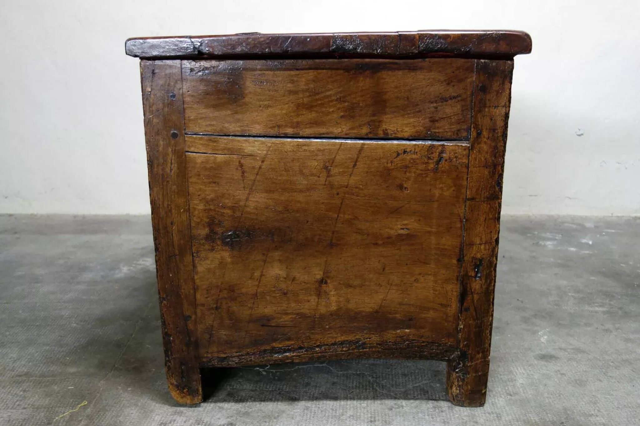 Rustic Neo-Gothic Chest, Mid-18th Century