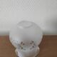 'Tulip' lampshade for lighting, transparent decoration on frosted glass.