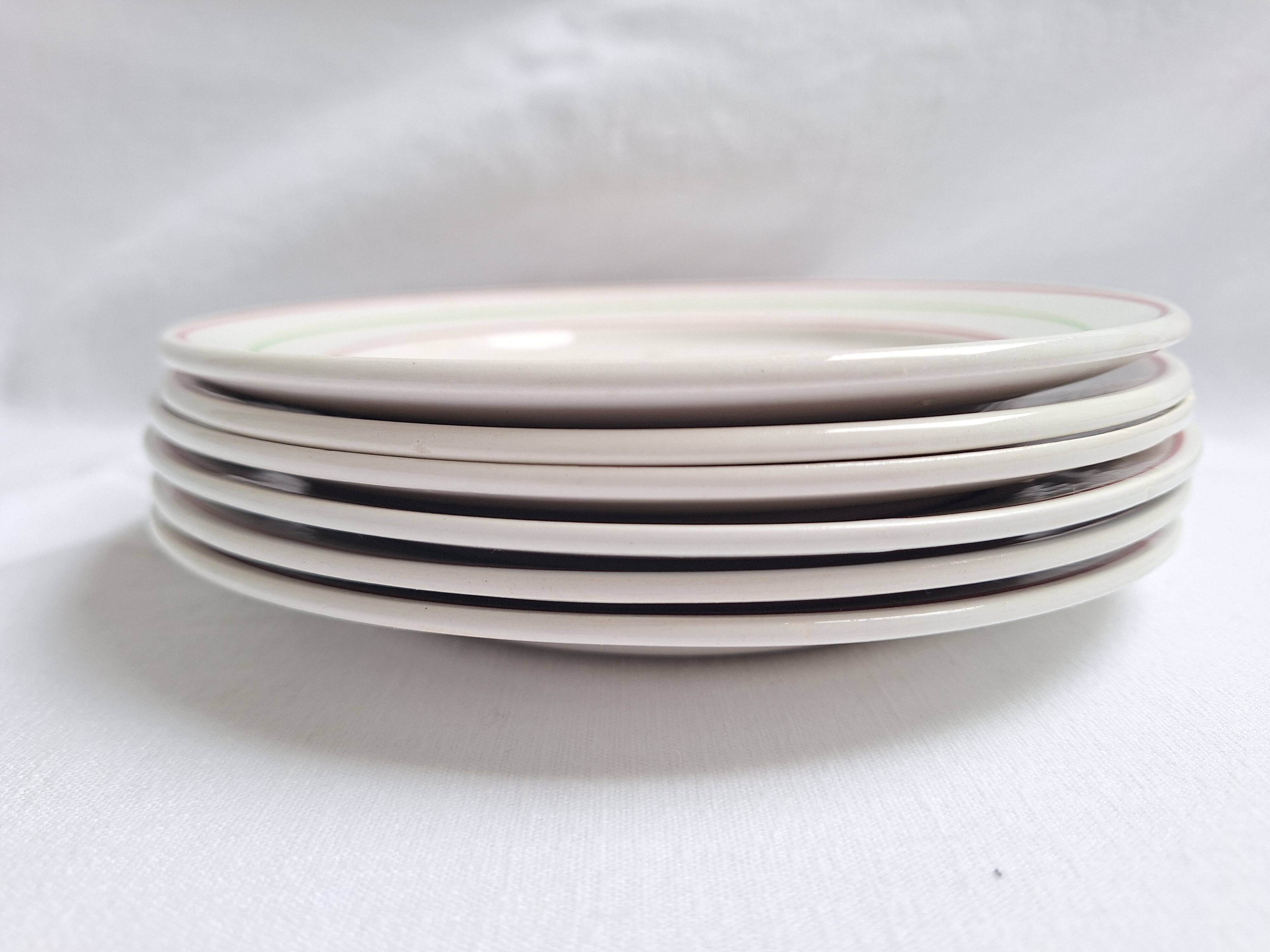 Assiettes à dessert Luneville KG Flan Impérial