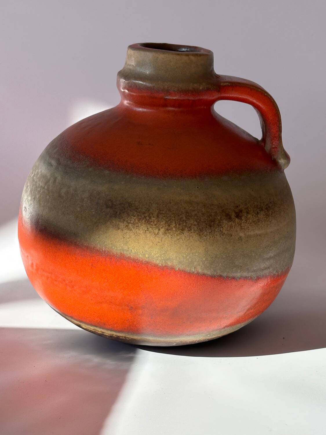 Vase en céramique vintage West Germany