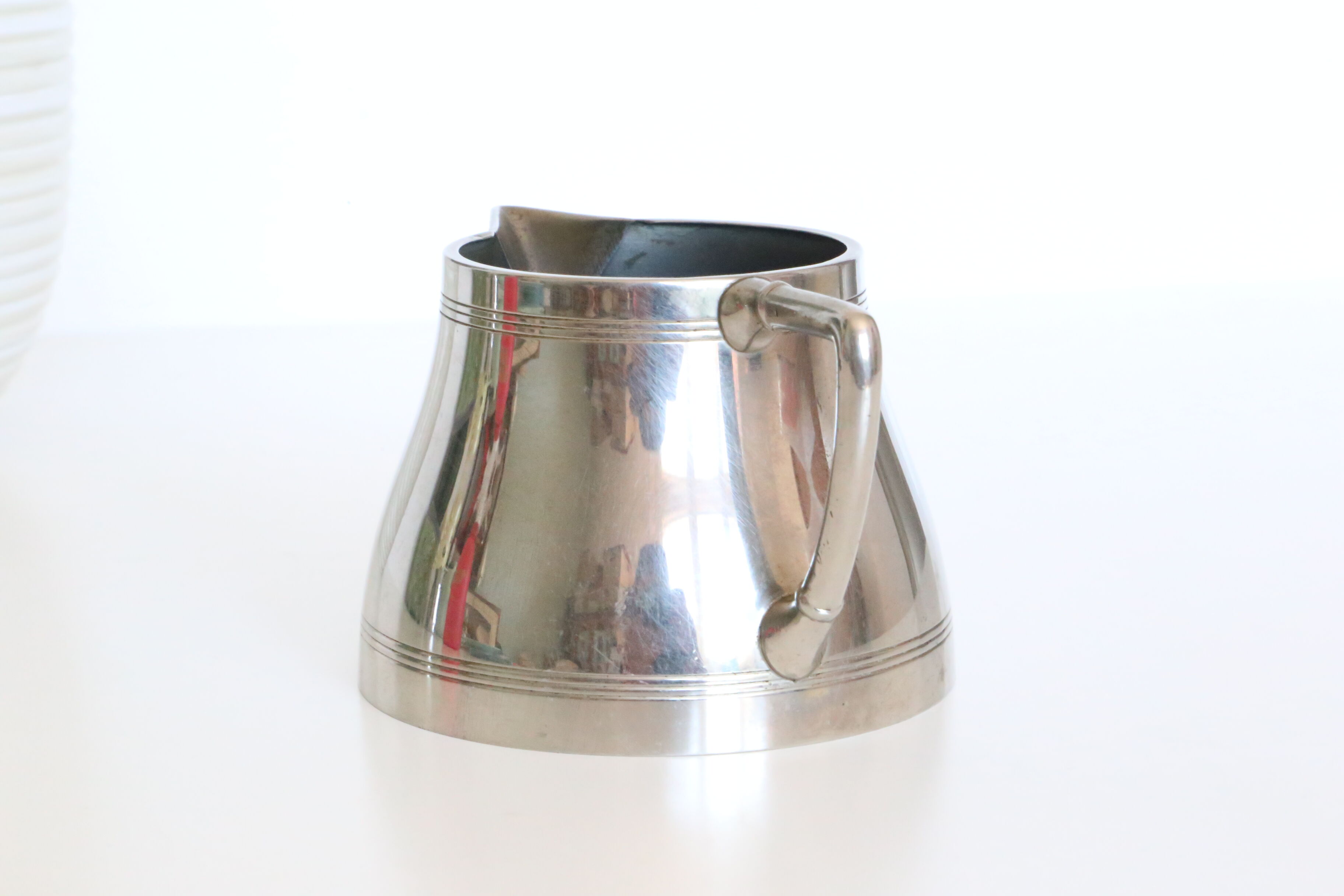 Water pitcher or white metal milk, 60s, Netherlands