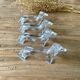 Set of 4 plastic dog knife holders