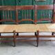 THREE-SEATER STRAW BANQUETTE PROVENCAL RADASSIER