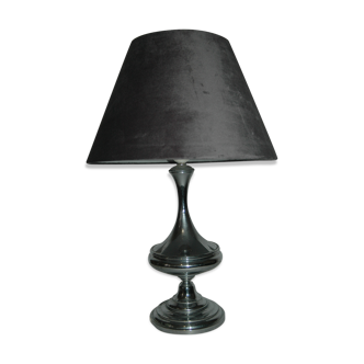 Lampe en fonte d'aluminium chromée design 60's
