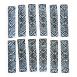 Box of 12 crystal knife holders