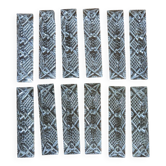 Box of 12 crystal knife holders