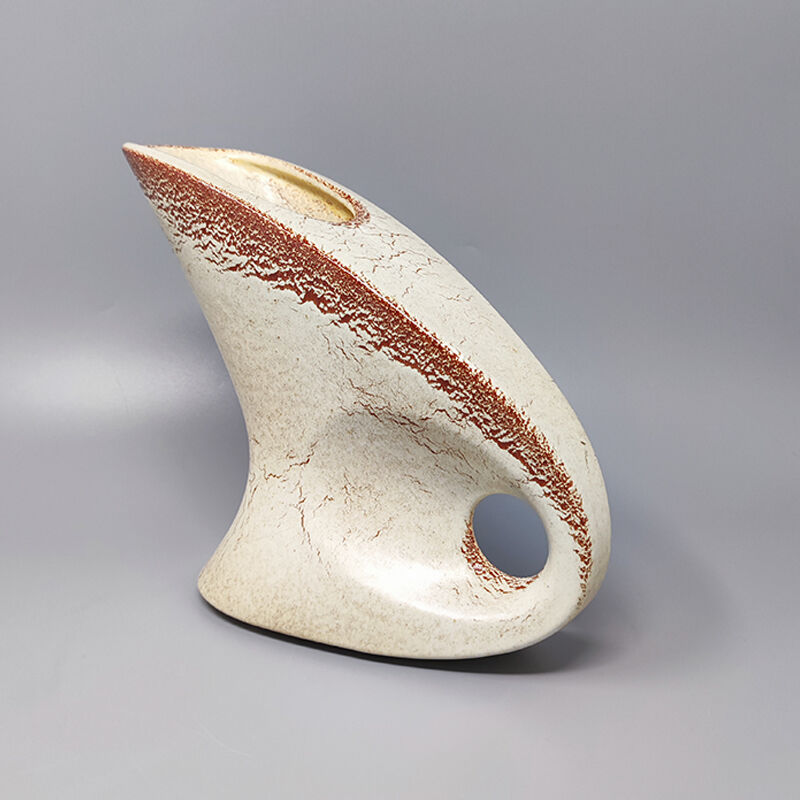 Vase en céramique des années 1960 de Bertoncello. Fabriqué en Italie.