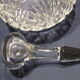 Saint Louis beautiful cut crystal sharp sharpener decanter signed Massenet or Chantilly