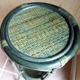 Bamboo and rattan plant holder