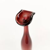 Midcentury display vase by Nils Landberg, Orrefors, circa 1950.