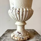 Medici pot in white cast iron - shower base