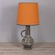 Vintage 1960s ceramic floor lamp, west germany design
