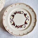 Assiettes plates Salins France