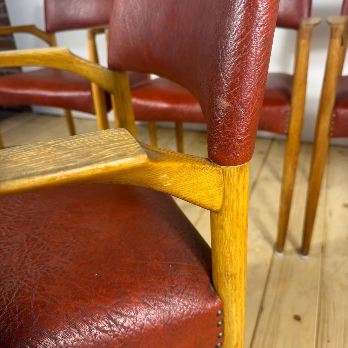 Set of 4 teak chairs by Villy Schou Andersen – Scandinavian mid-century design