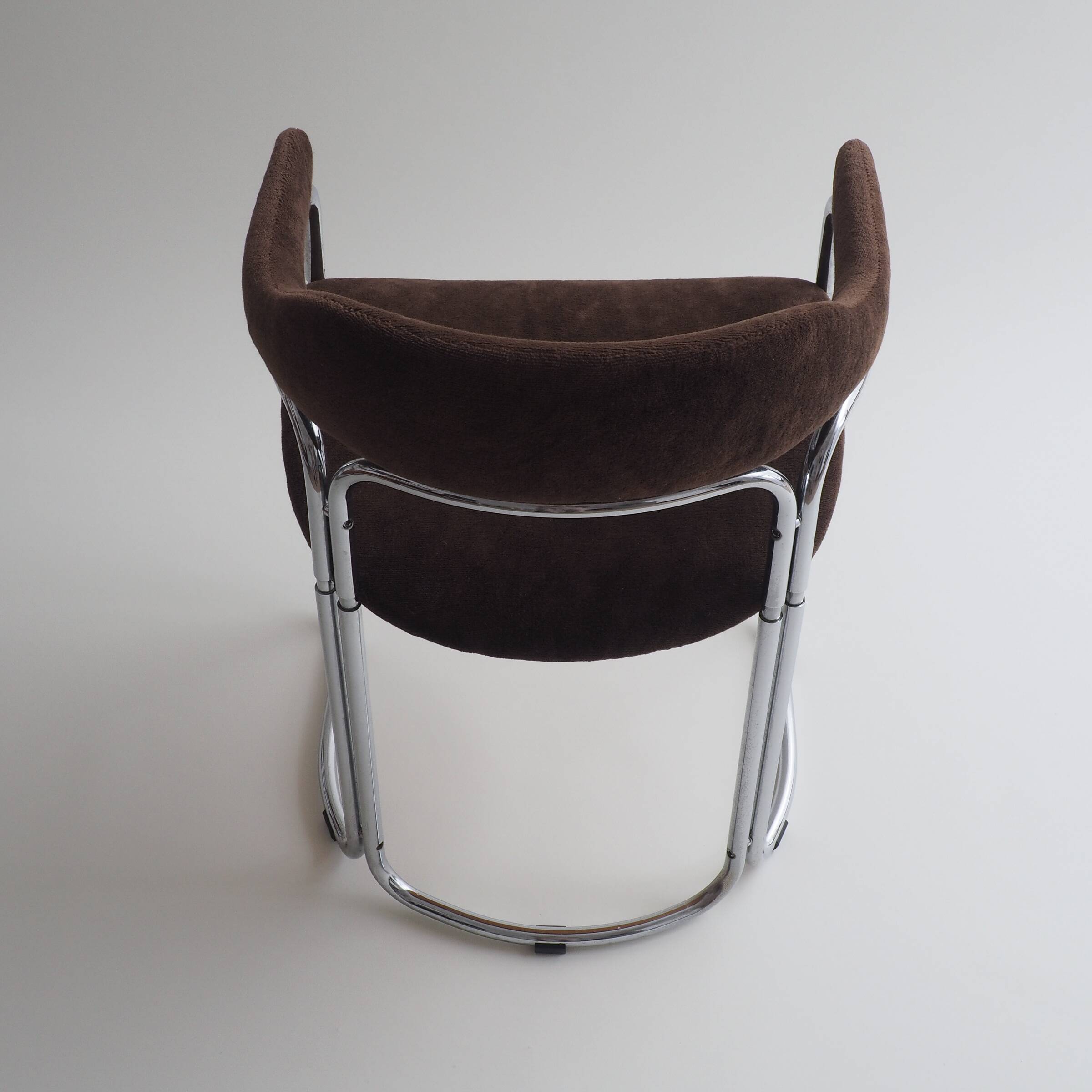 70S Tubular Chrome Chair