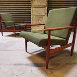 Pair of armchairs by Frantisek Jirak for TON Bystřice (Thonet)