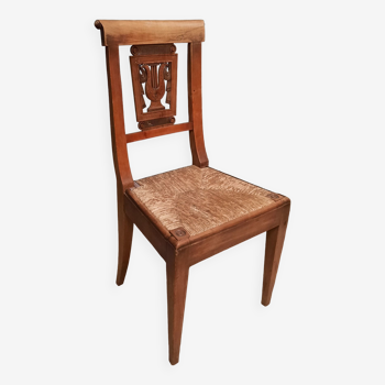 Straw chair nineteenth century