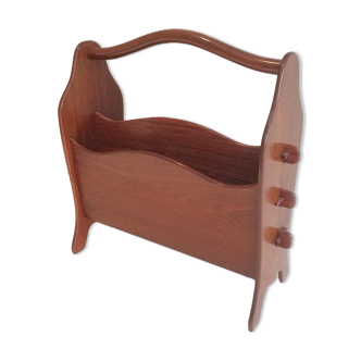 Scandinavian teak magazine racks