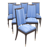 Set of 6 Art Deco chairs