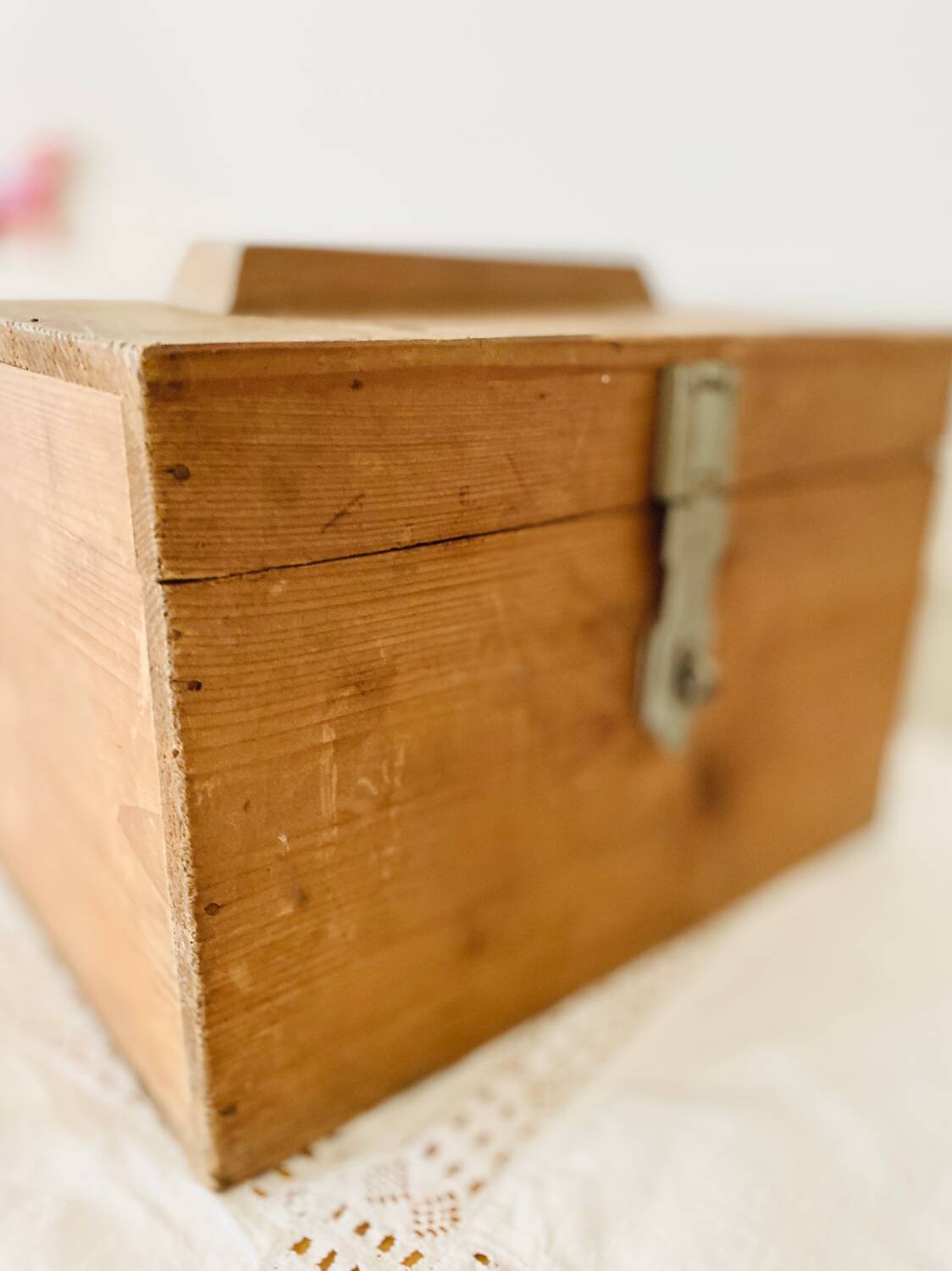 Wooden urn box