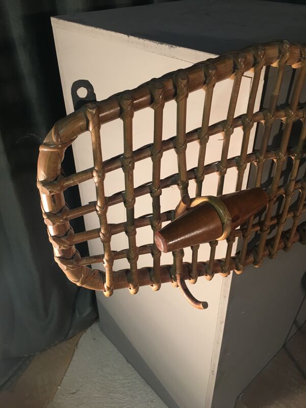 Porte manteau bambou