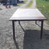 Oak farm table, 2 extensions