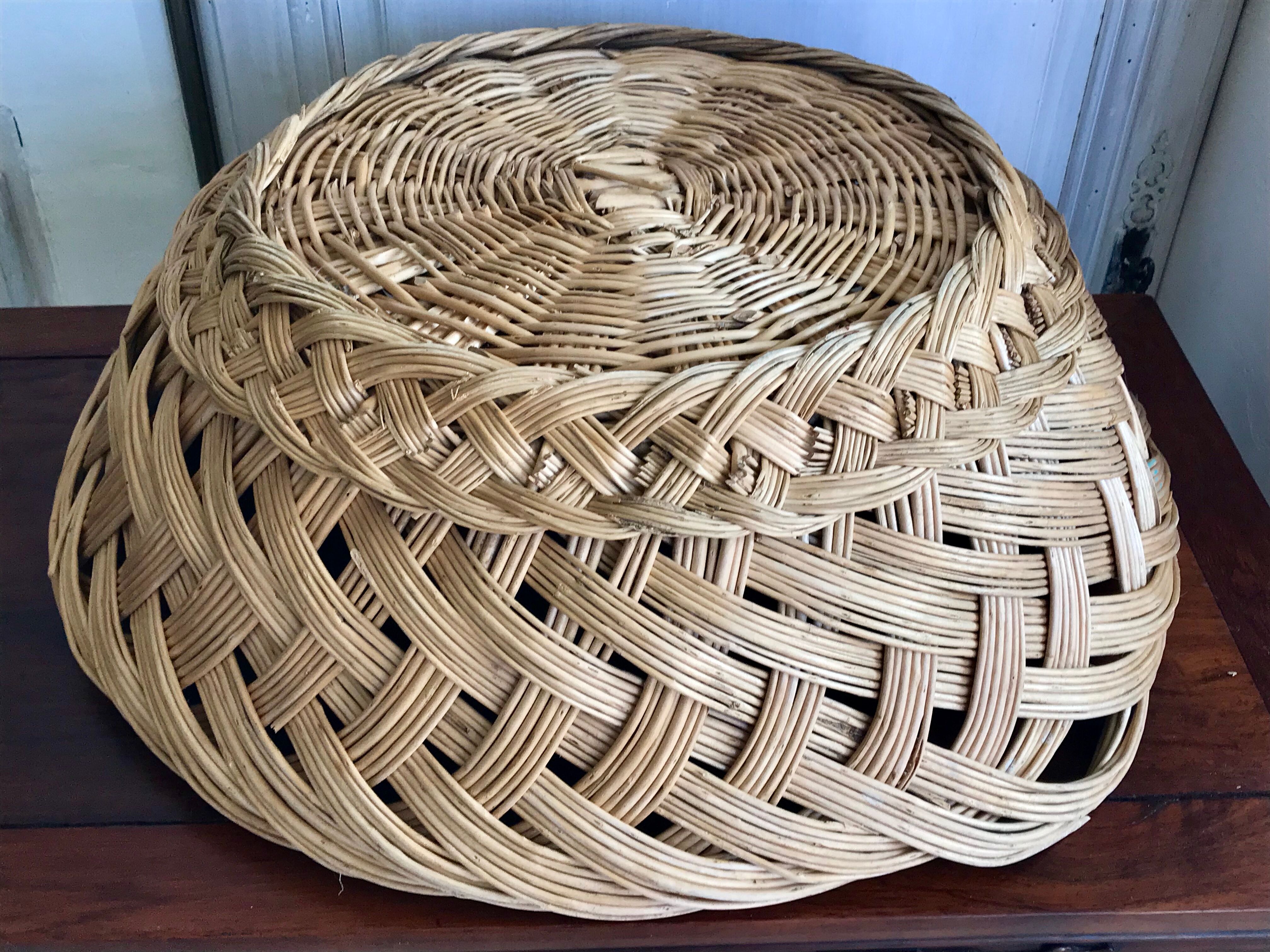 Wicker basket 55 cm