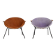 Paire de chaises « Balloon » de Hans Olsen pour Lea Design (Danemark, années 1950).