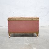 Vintage wooden bench chest