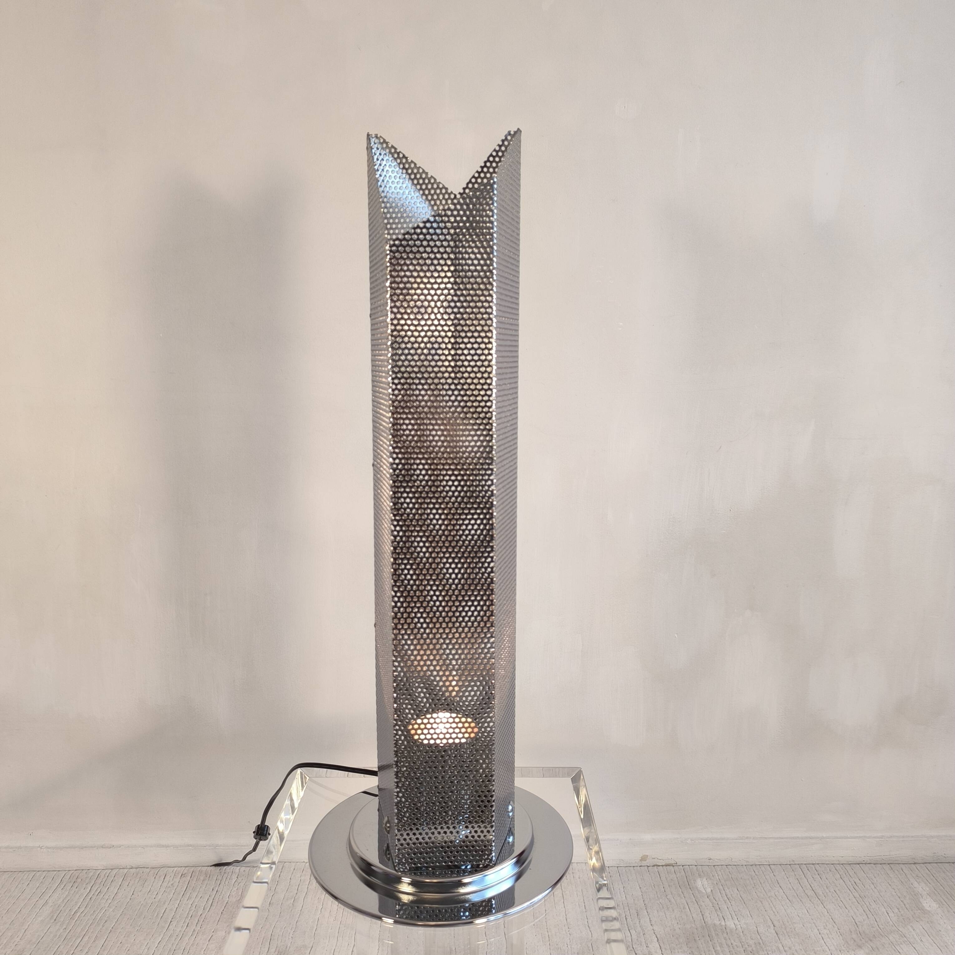 Postmodern "Skyscraper" lamp – Italy, 1980s
