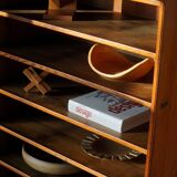 Martin Nyrop Library by Rud. Rasmussen in Oregon pine, Danish Modern, 1905