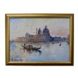 Watercolor of Venice Signed Dorsoduro