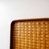Vintage wicker tray