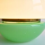 Glass table lamp, by Štěpán Tabera for OPP Jihlava, 1970s.