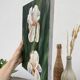 Floral painting on panel
