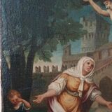 Old painting - oil on canvas - Italian school, 18th century