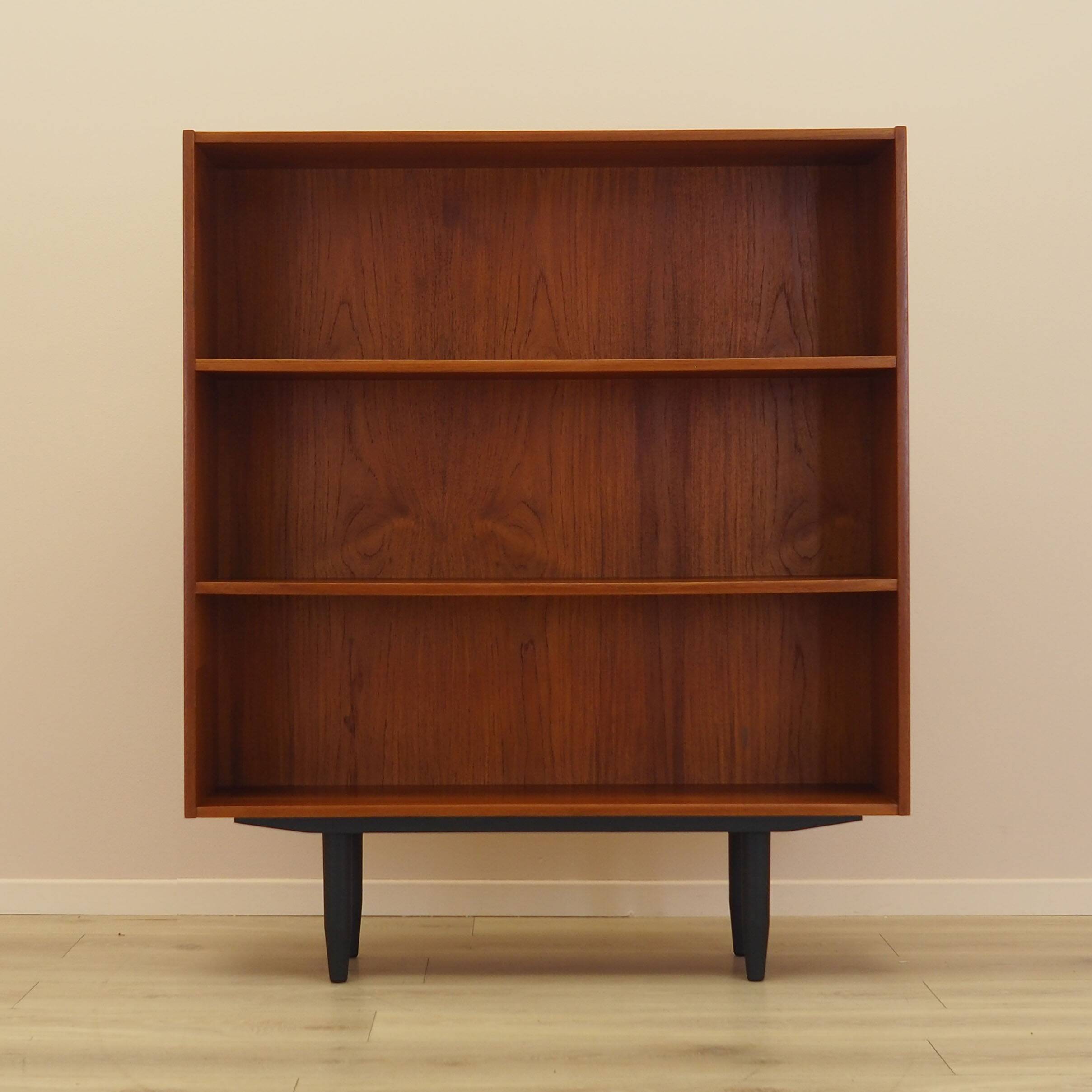 Teak bookcase, Danish design, 1970s, manufactured by Clausen & Søn