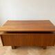 Vintage Scandinavian wooden executive desk