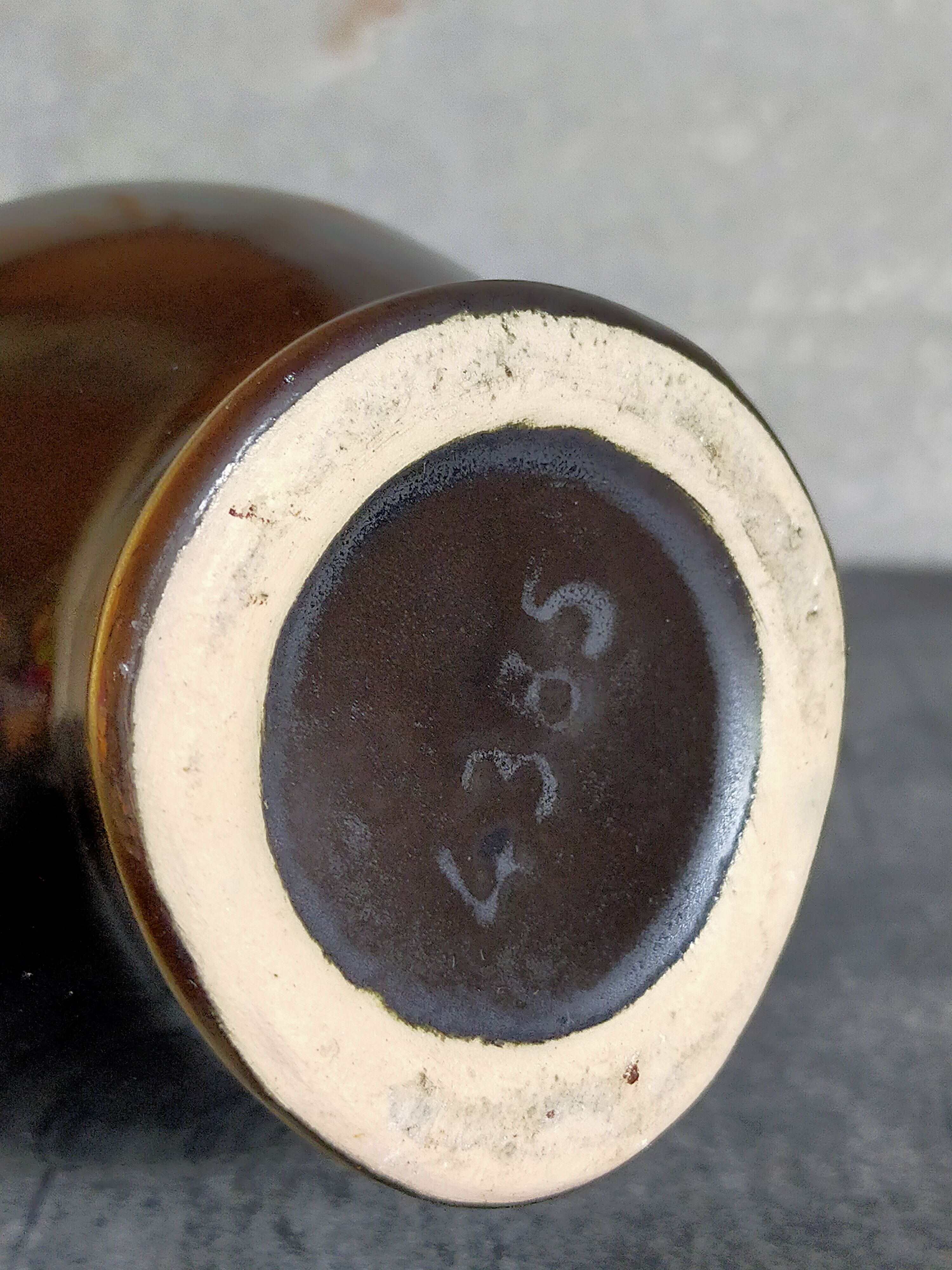 Soliflore vintage ceramic freeform