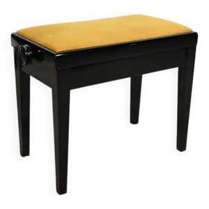 Banquette de Piano Réglable, - bois noir