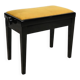 Adjustable Piano Bench, in Black Lacquered Wood – 1970