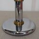 Hollywood Regency lamp base in chrome brass, France circa 1970.