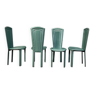 chaises de salle à manger - 1980 ensemble