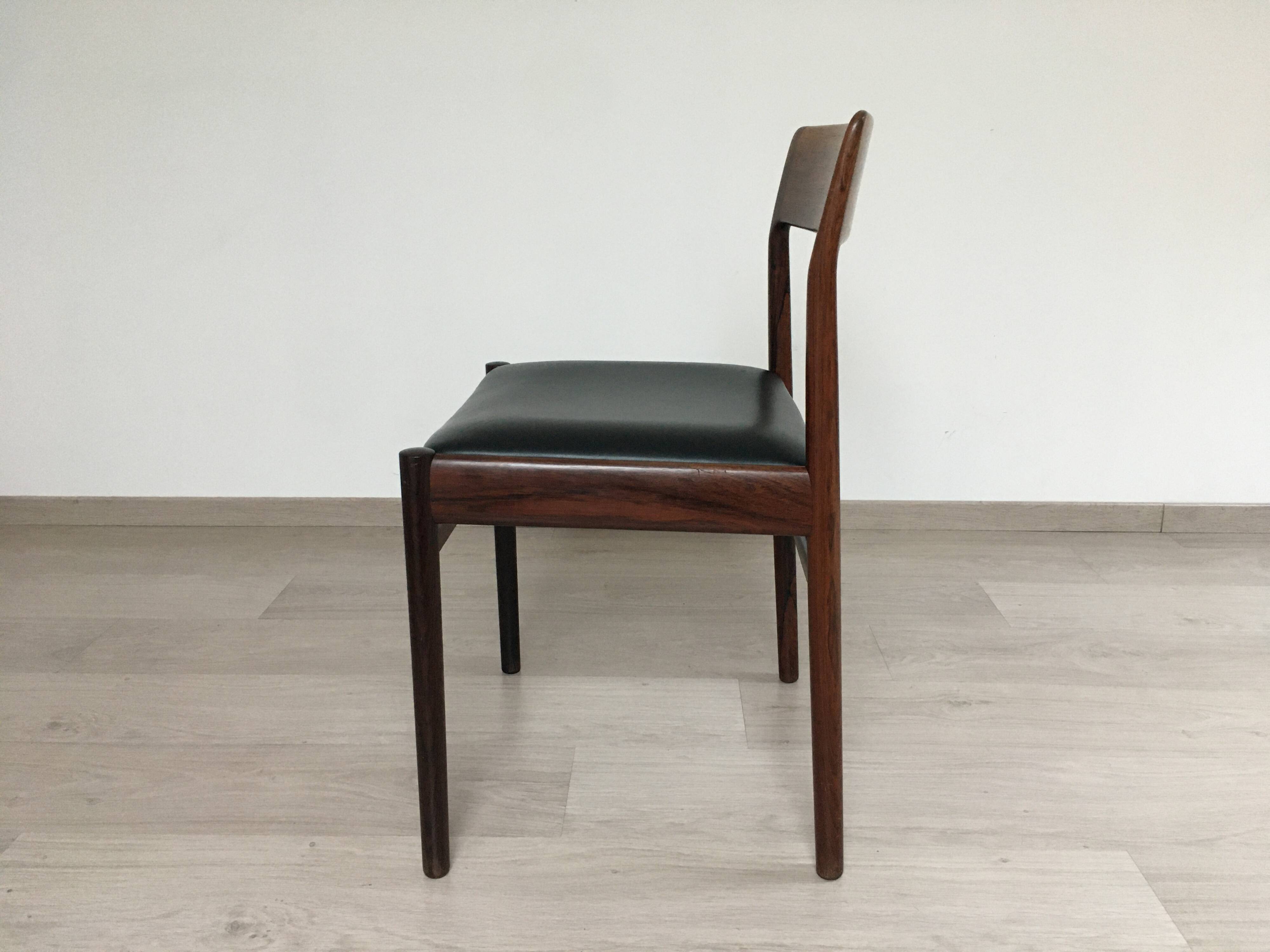 Chaise scandinave  Nørgaard Mobelfabrik Rodding Denmark 1960