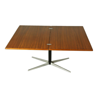 Table en teck réglable par J.M. Thomas pour Wilhelm Renz, 1960s