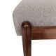 Vintage camel boucle stool, Edmund Homa, Europe, 1960s