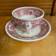 Cup + saucer antique villeroy & boch burgenland model ceramic